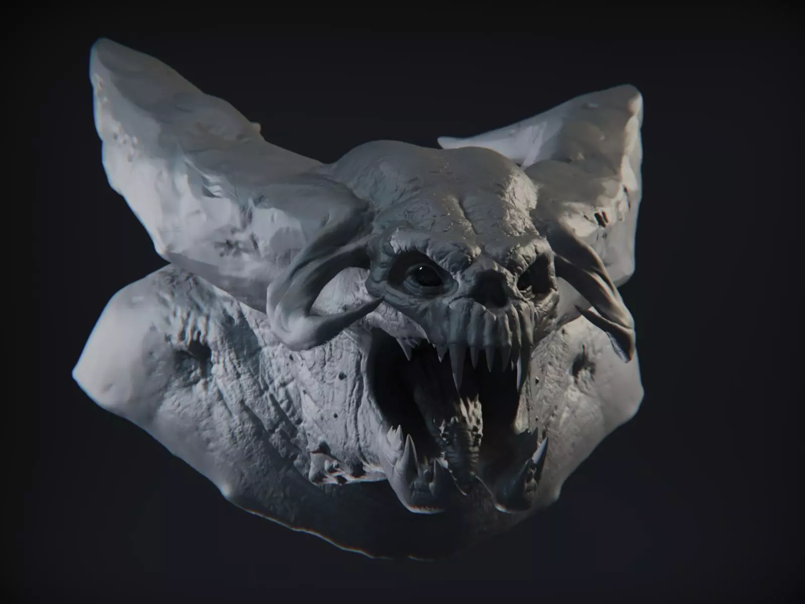 Demon Head 05 3D model_0