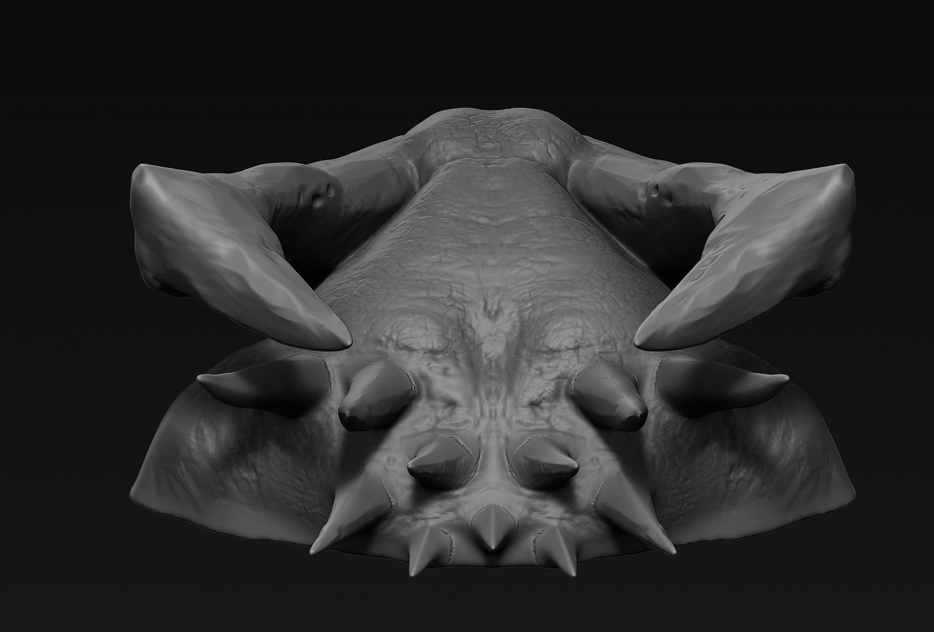 Demon Head 05 3D model_5