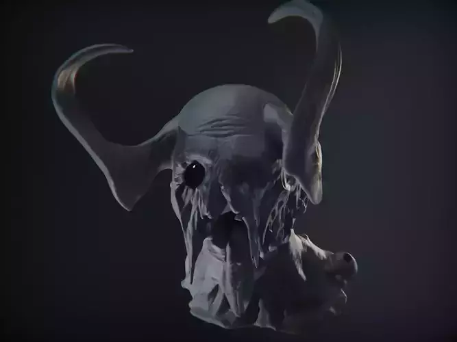 Demon Head 07 3D model