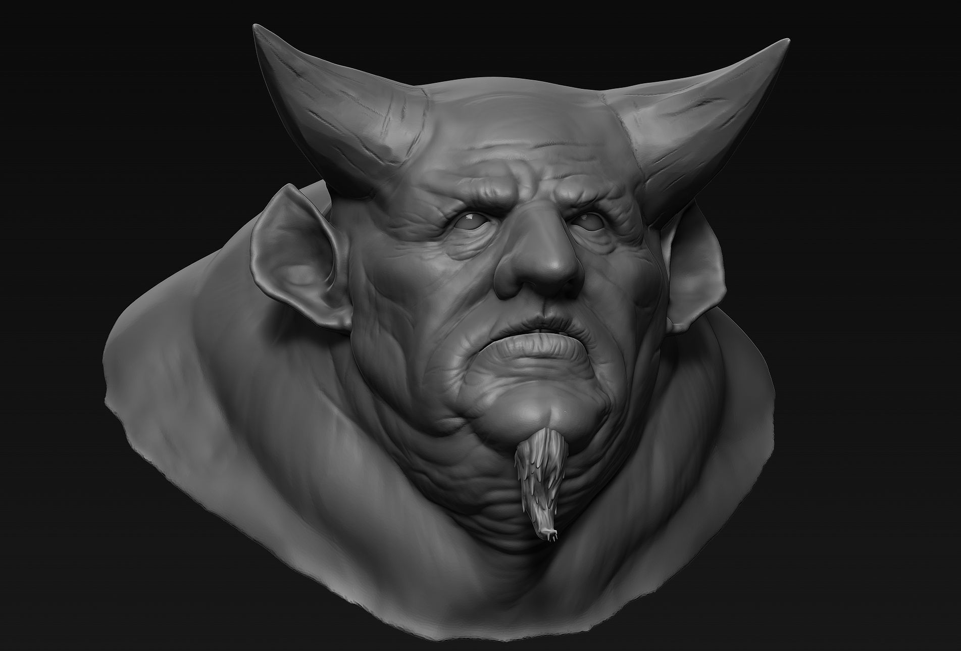 Demon Head 08 3D model_1