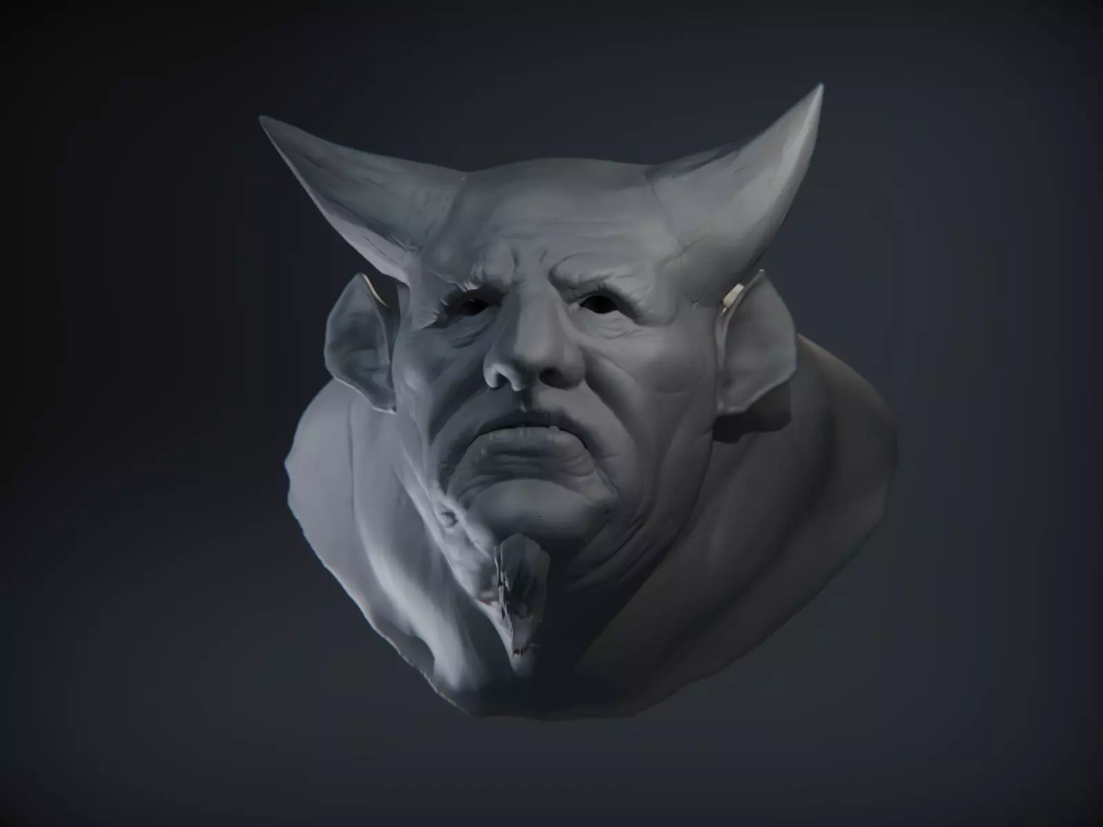 Demon Head 08 3D model_0