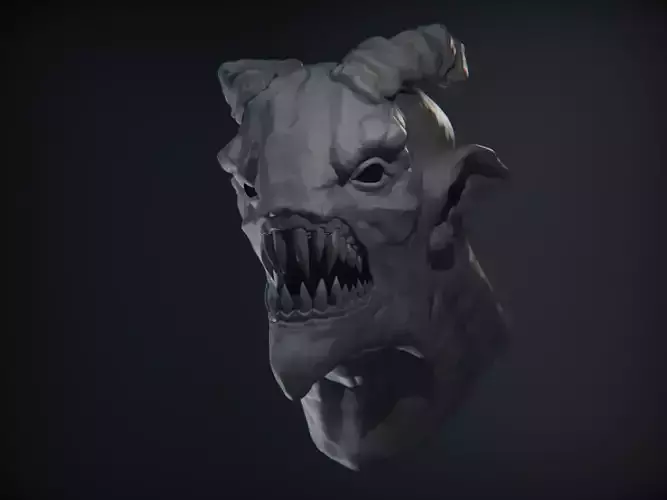 Demon Head 09 3D model