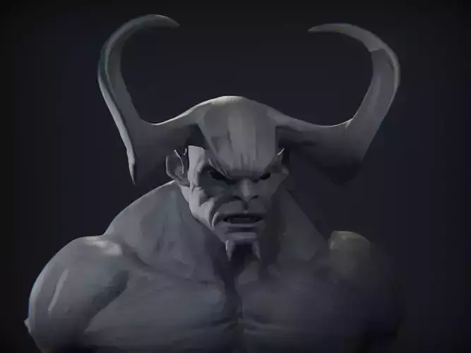 Demon Head 10 3D model