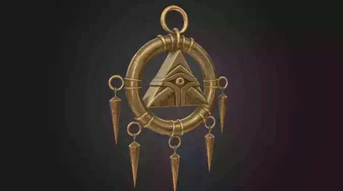 YuGiOh Millennium Ring 3D model