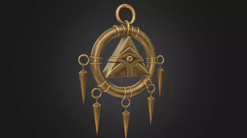 YuGiOh Millennium Ring 3D model