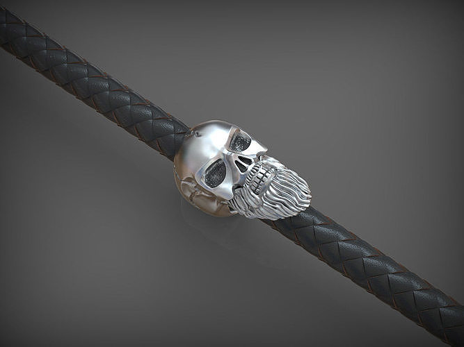Bead Skull 04 1 3D print model