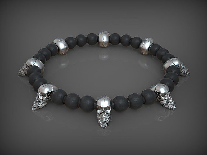 Bead Skull 04 2 3D print model