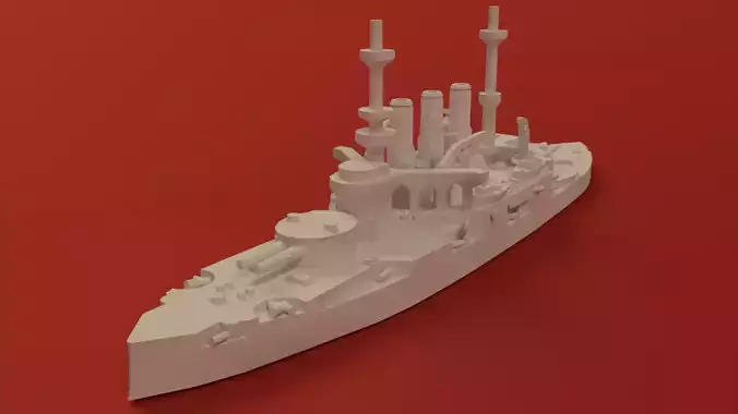 Pre-Dreadnought Potemkin-Panteleimon 3D print model