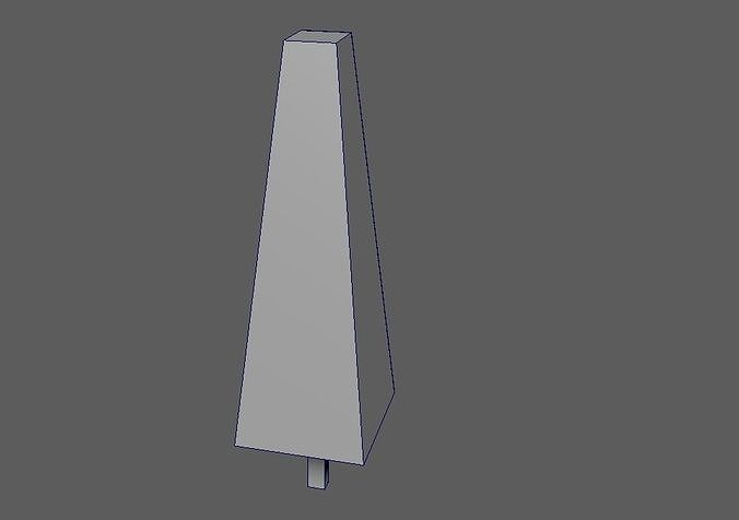 Lame Tree Low-poly 3D model