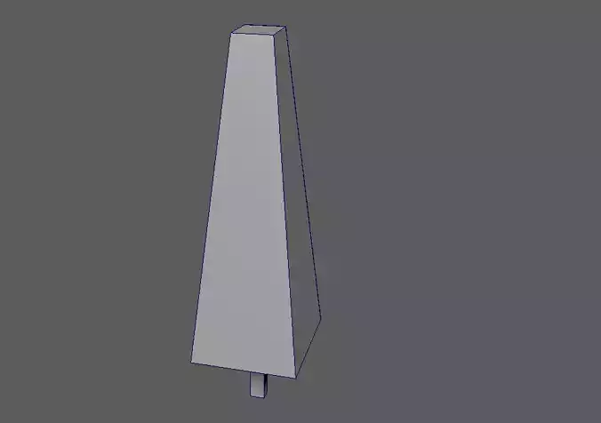Lame Tree Low-poly 3D model