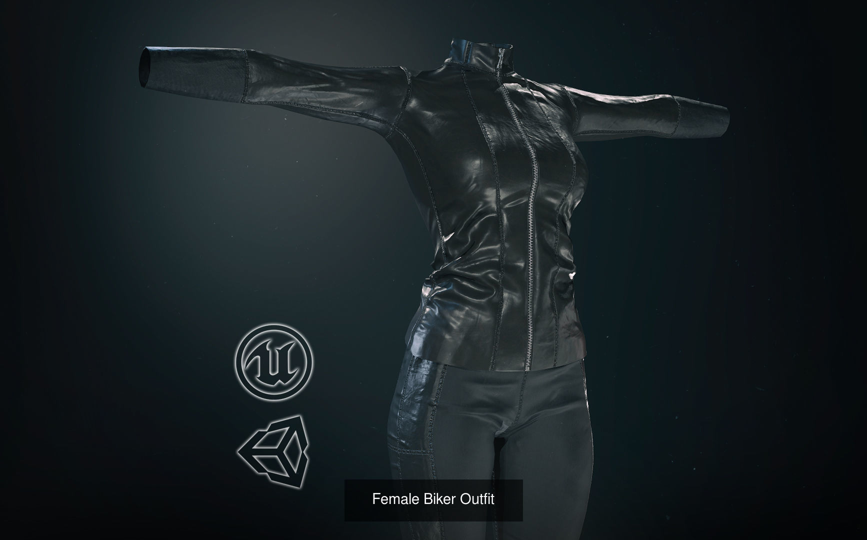 10 Female Outfit -Game Ready 3D Model Collection_12