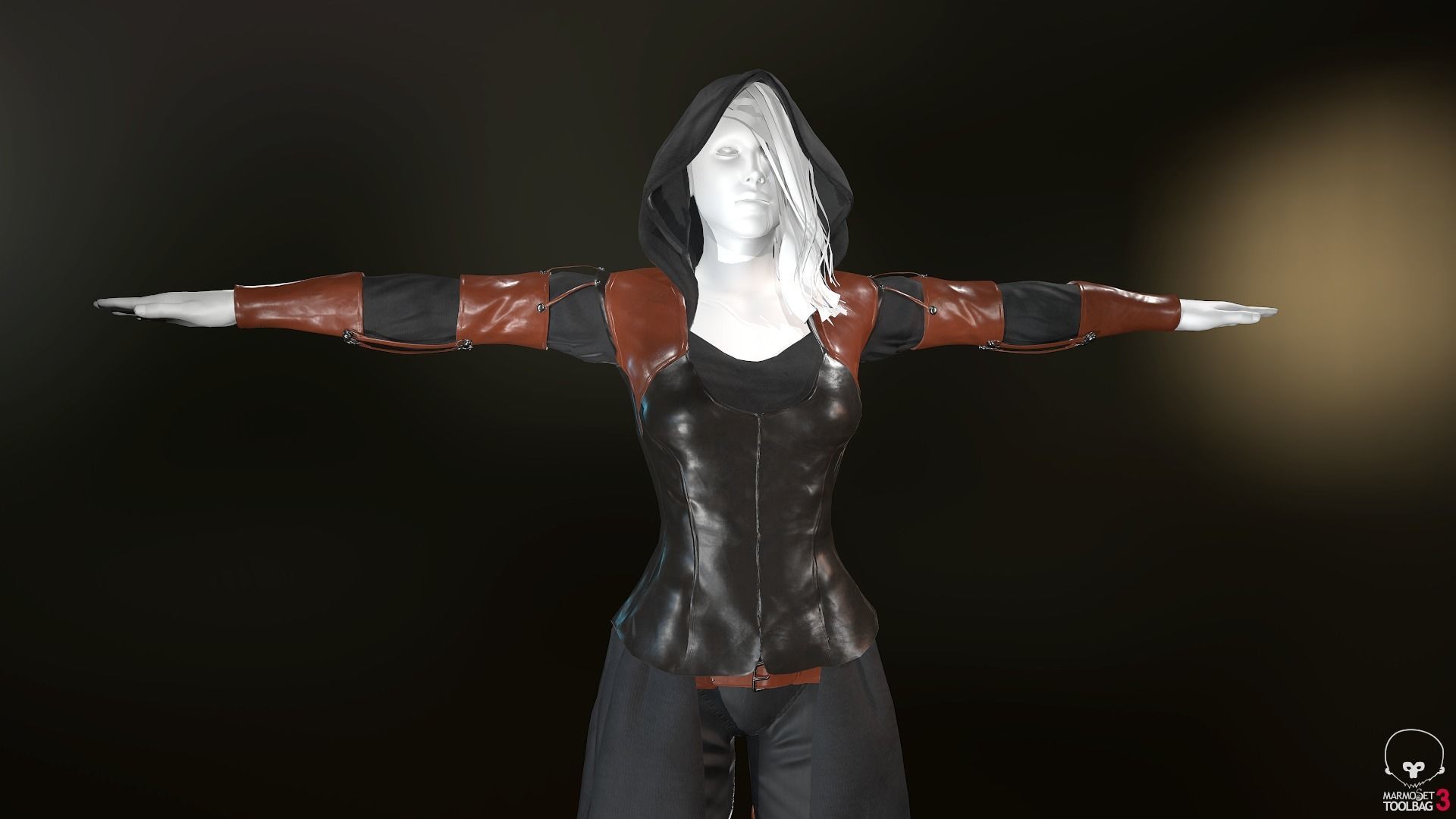 10 Female Outfit -Game Ready 3D Model Collection_26