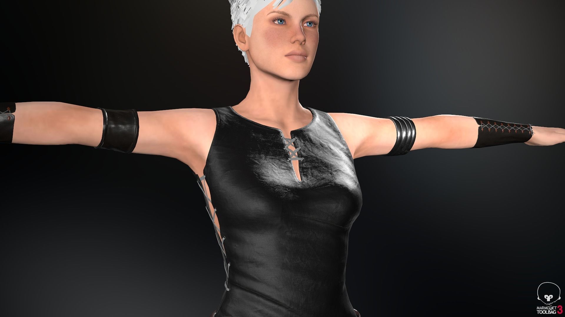 10 Female Outfit -Game Ready 3D Model Collection_34
