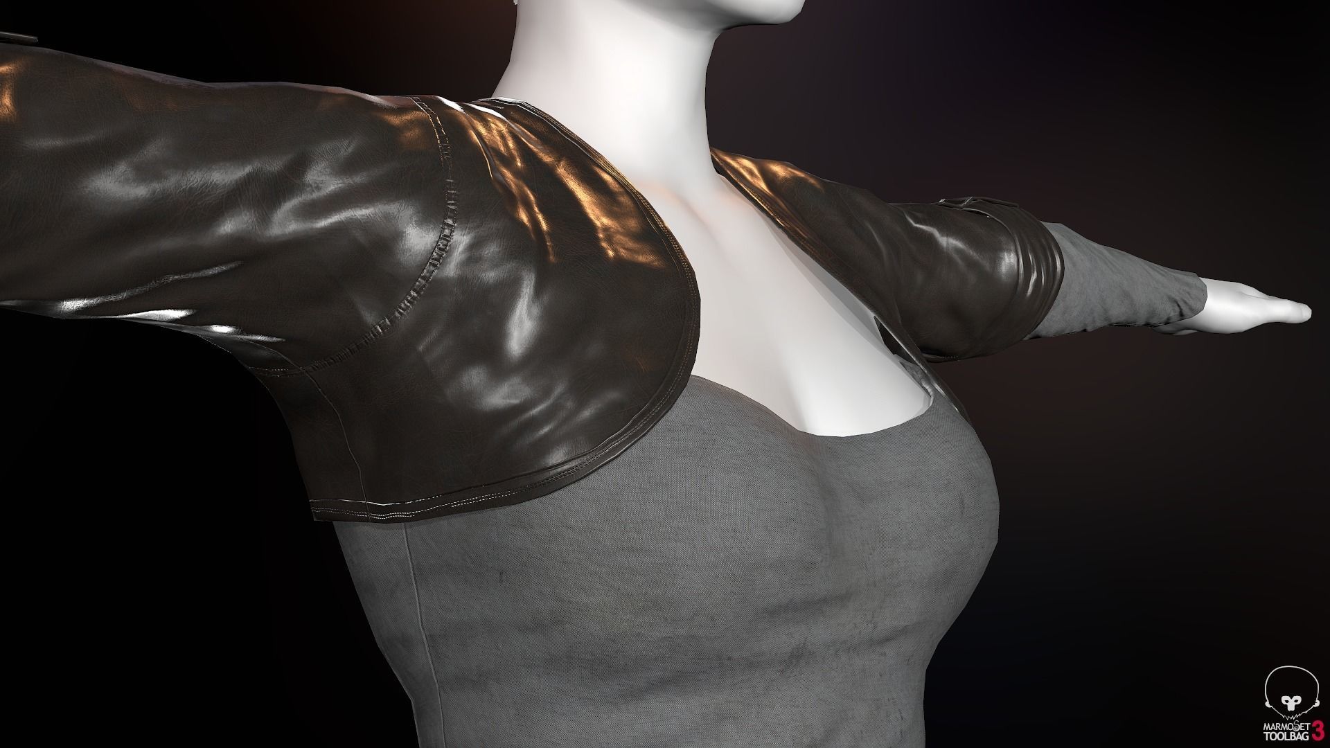 10 Female Outfit -Game Ready 3D Model Collection_41