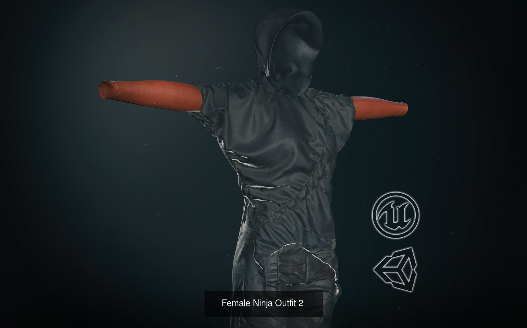 10 Female Outfit -Game Ready 3D Model Collection_18