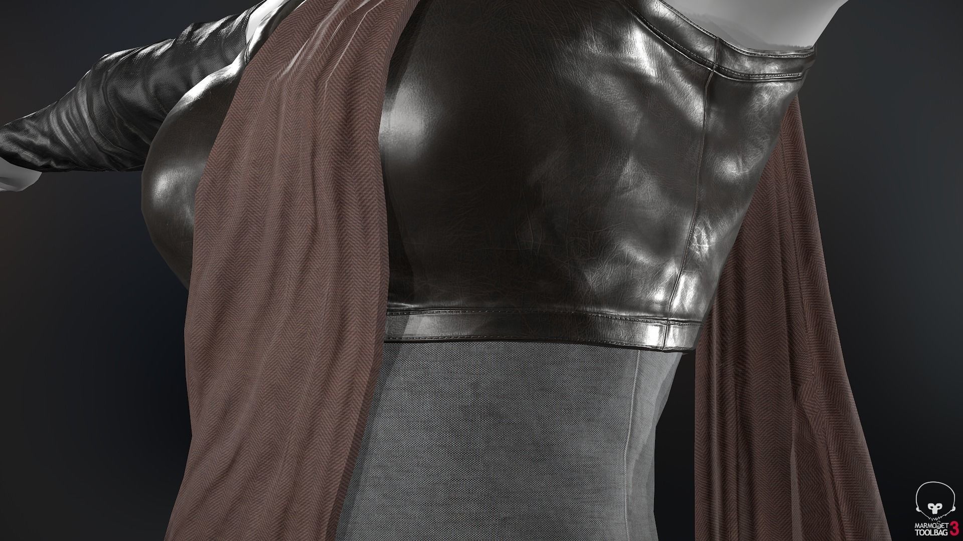 10 Female Outfit -Game Ready 3D Model Collection_36