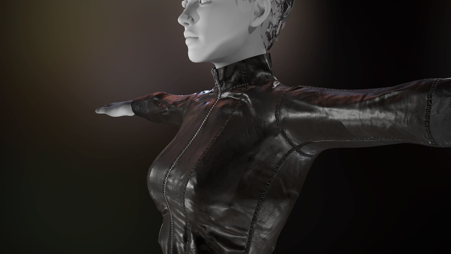 10 Female Outfit -Game Ready 3D Model Collection_23