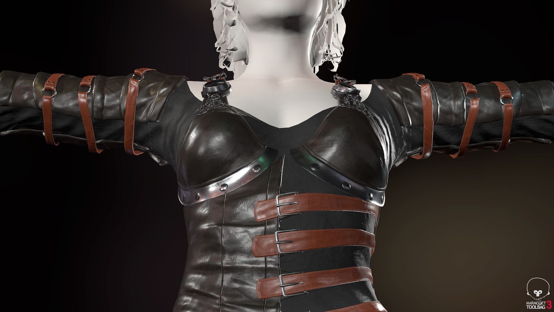 10 Female Outfit -Game Ready 3D Model Collection_31