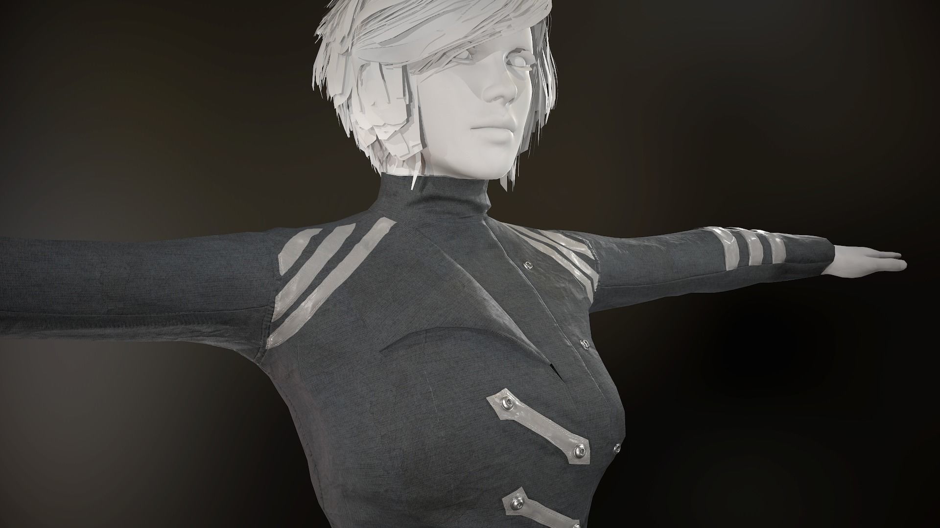 10 Female Outfit -Game Ready 3D Model Collection_24