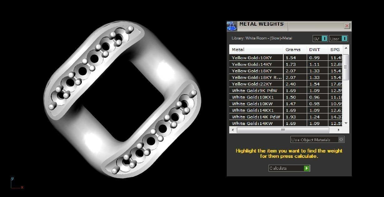 Chain Bracelets 16 Hollow Version 3D print model_12