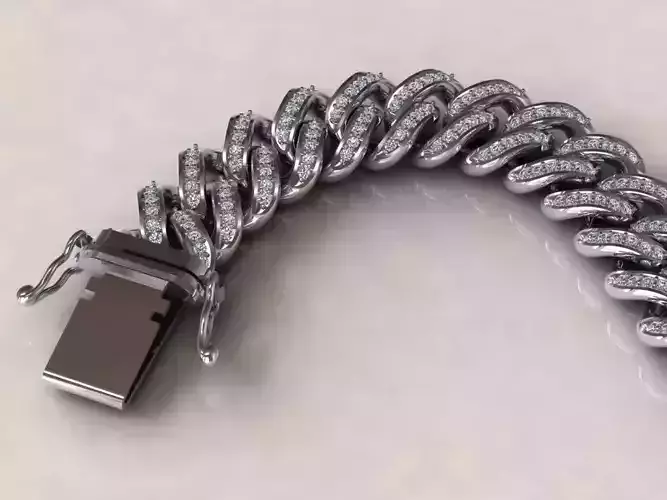 Chain Bracelets 16 Hollow Version 3D print model