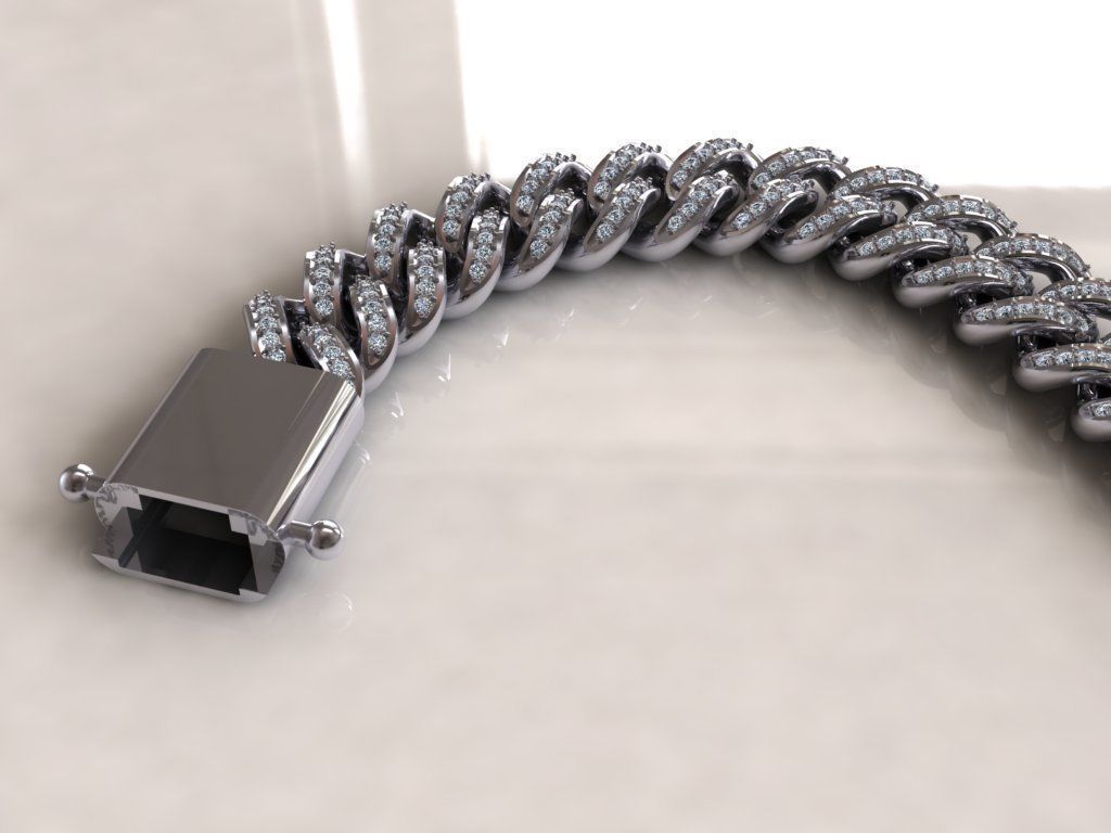 Chain Bracelets 16 Hollow Version 3D print model_1