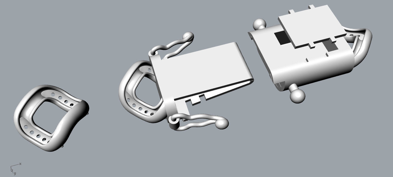 Chain Bracelets 16 Hollow Version 3D print model_14