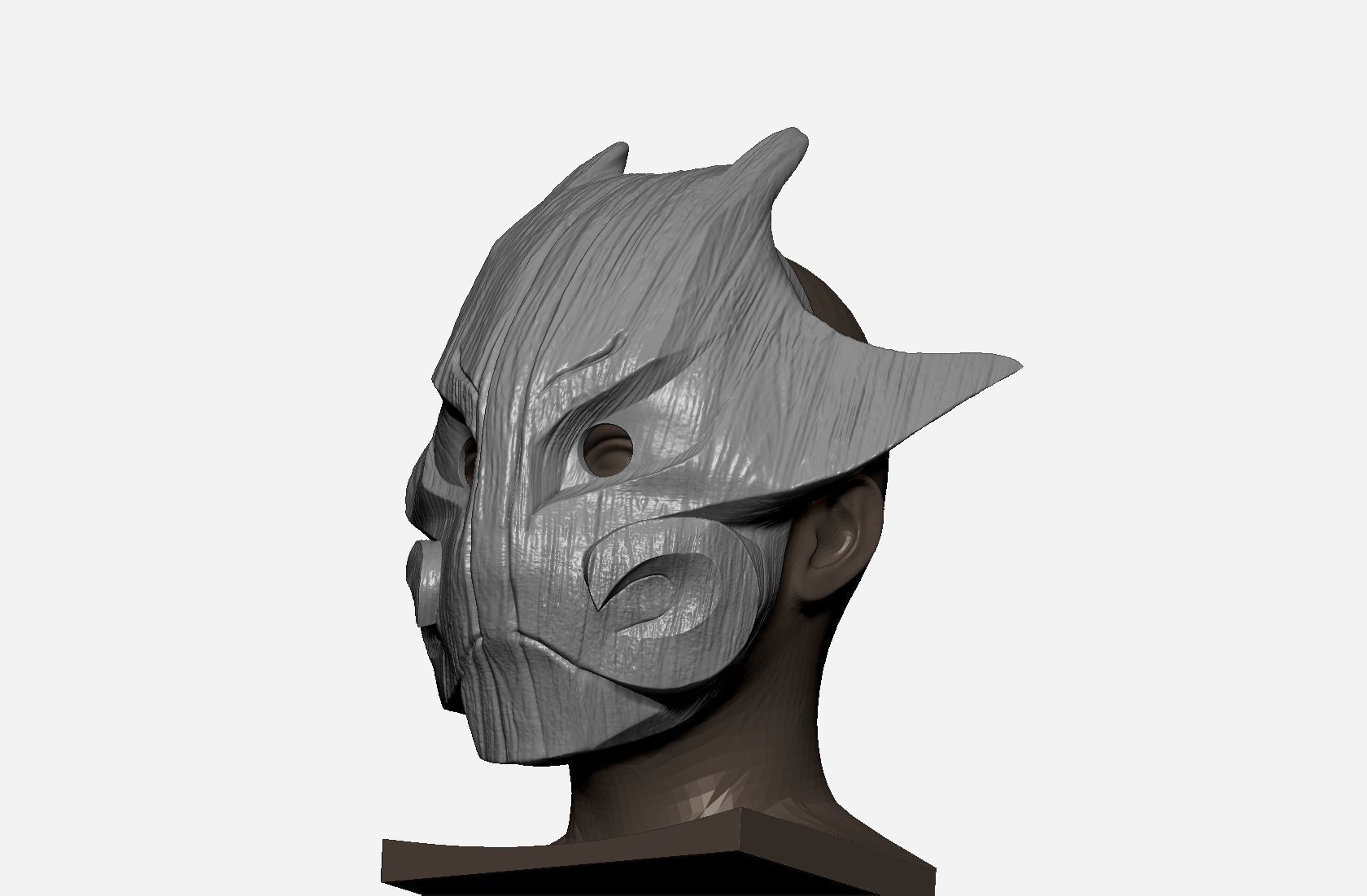 Juggernaut Boar tree mask Free 3D print model_2