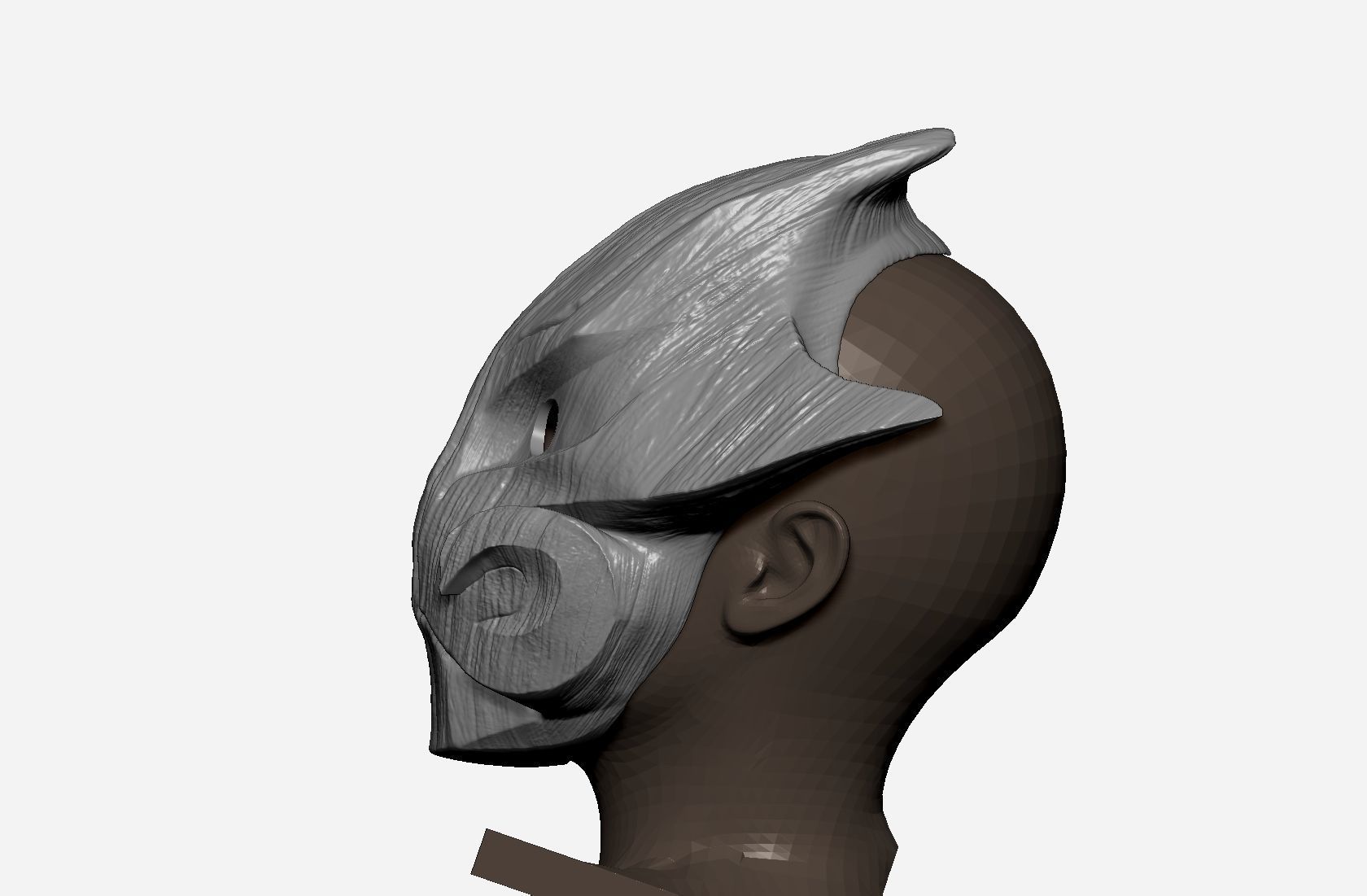 Juggernaut Boar tree mask Free 3D print model_3