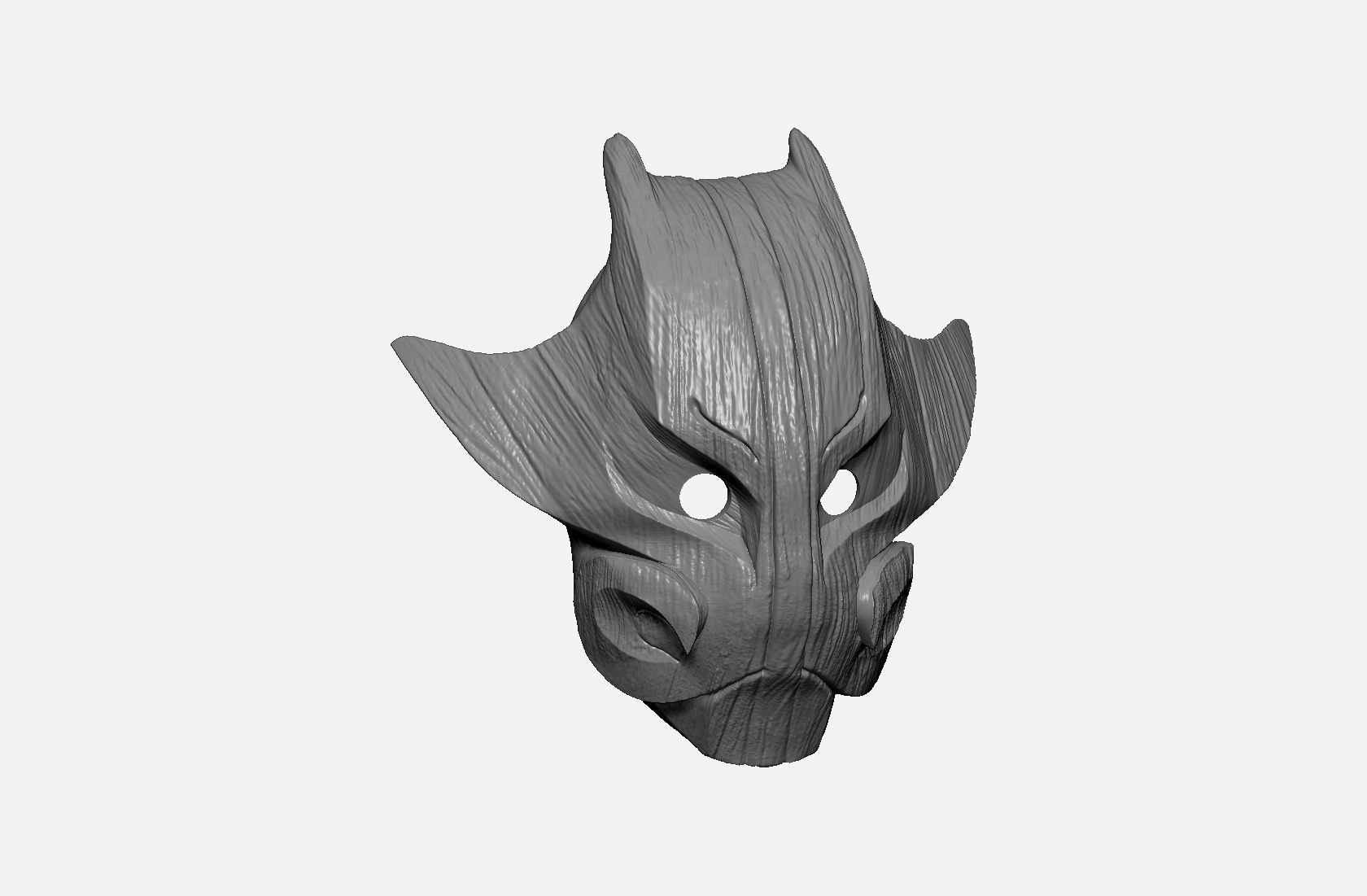 Juggernaut Boar tree mask Free 3D print model_7