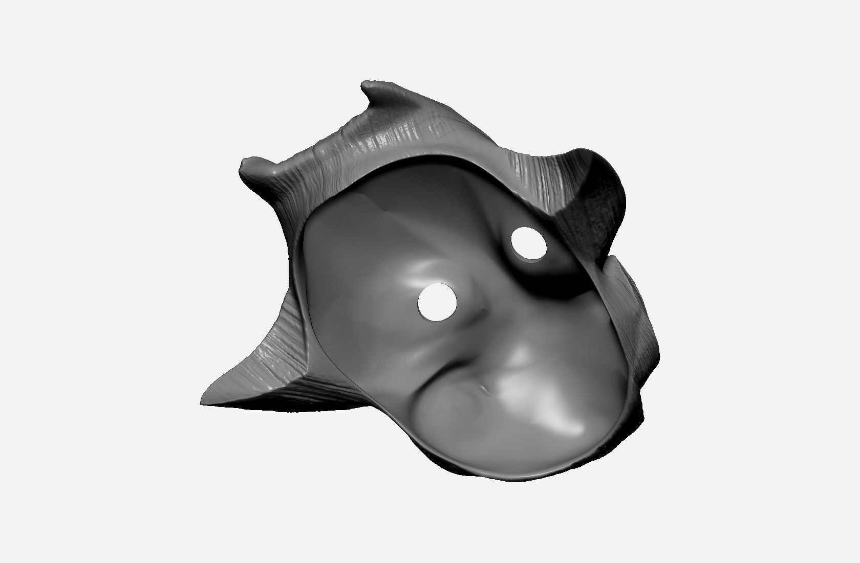 Juggernaut Boar tree mask Free 3D print model_11