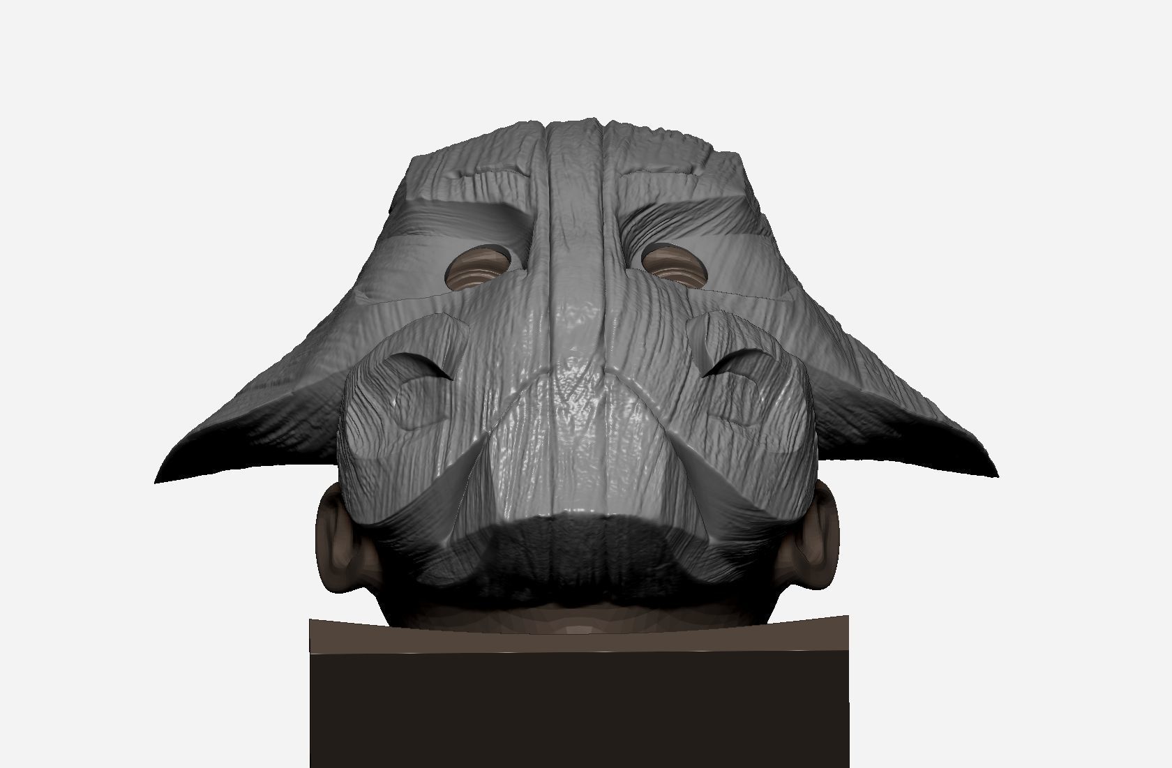 Juggernaut Boar tree mask Free 3D print model_4