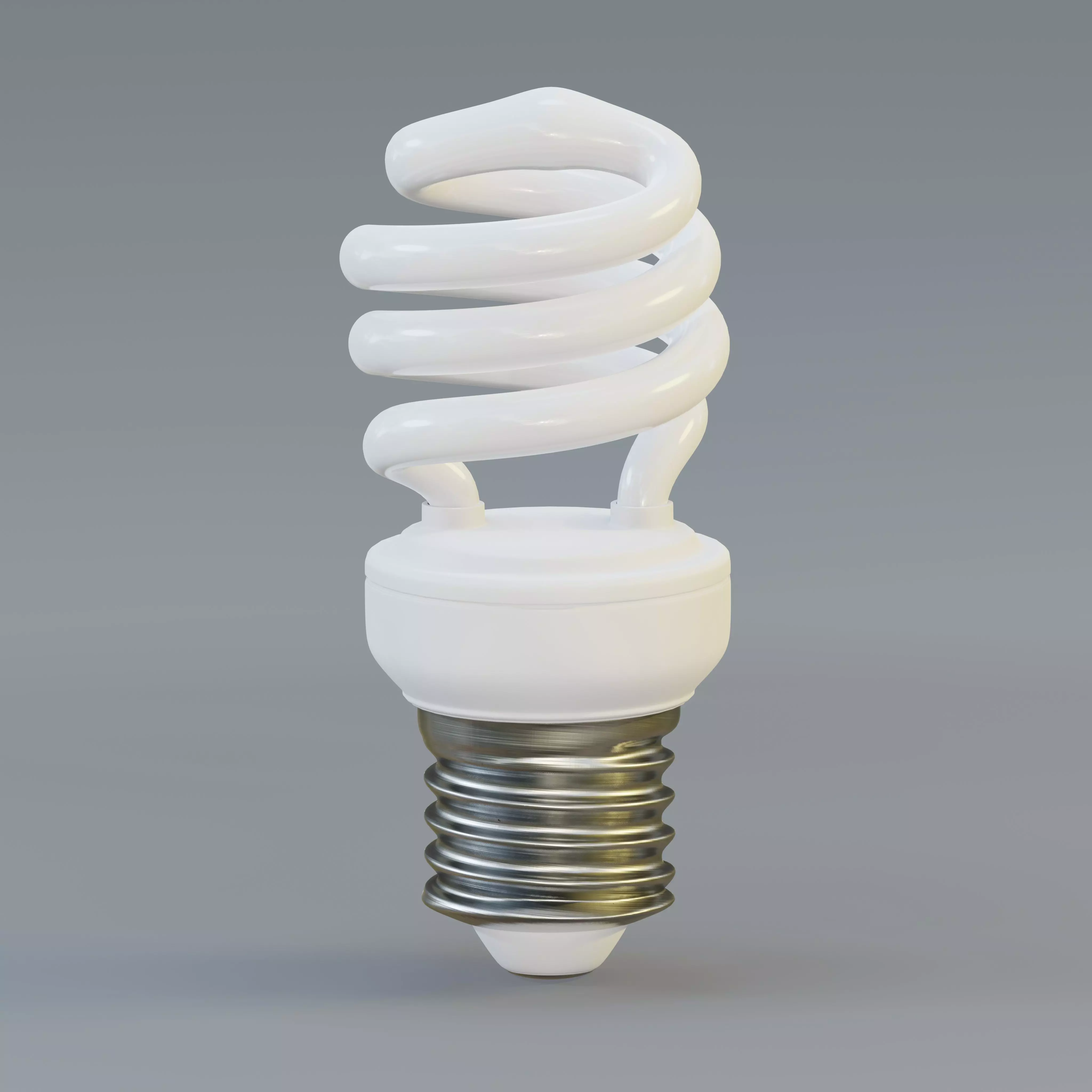 Spiral fluorescent bulb 3D model_0
