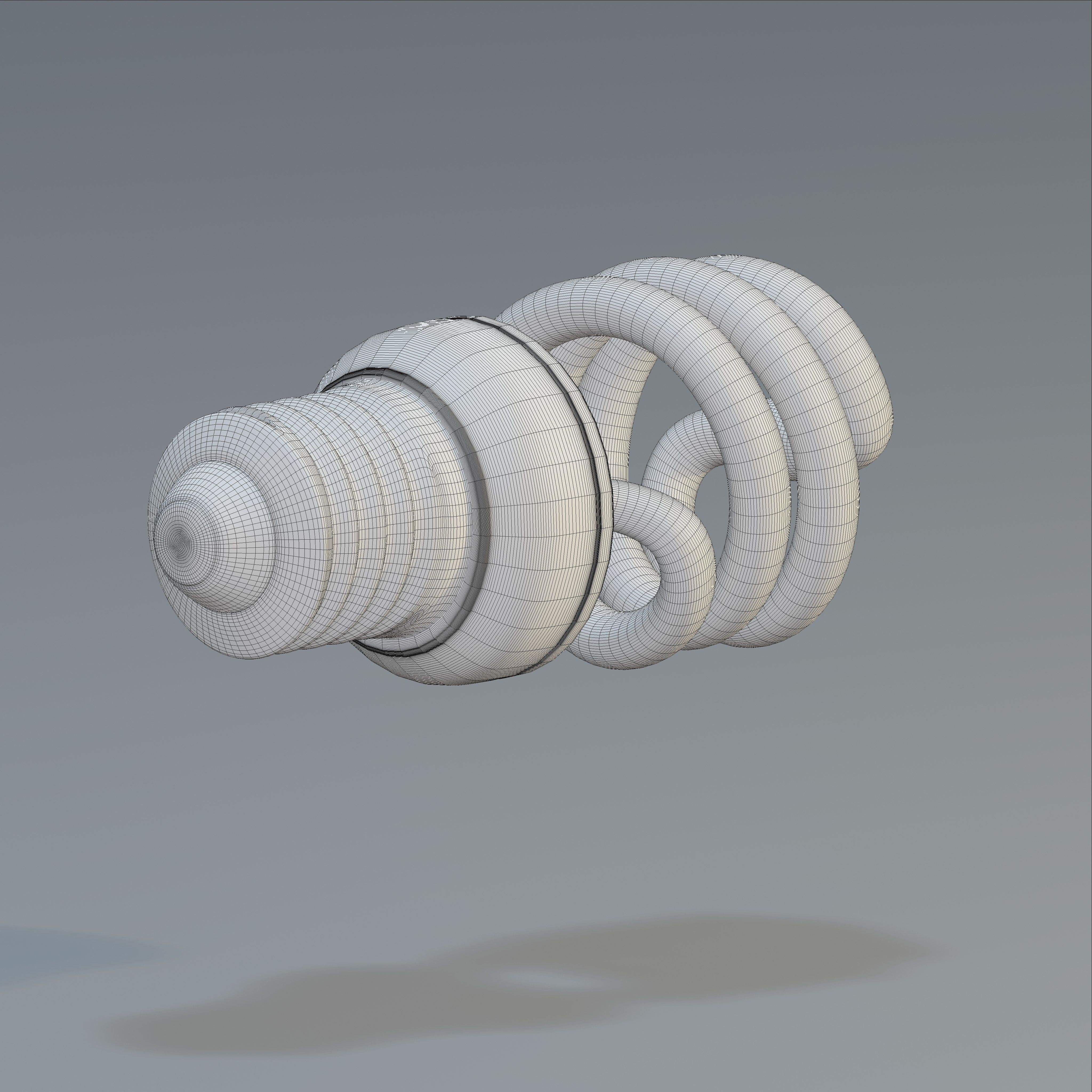 Spiral fluorescent bulb 3D model_5