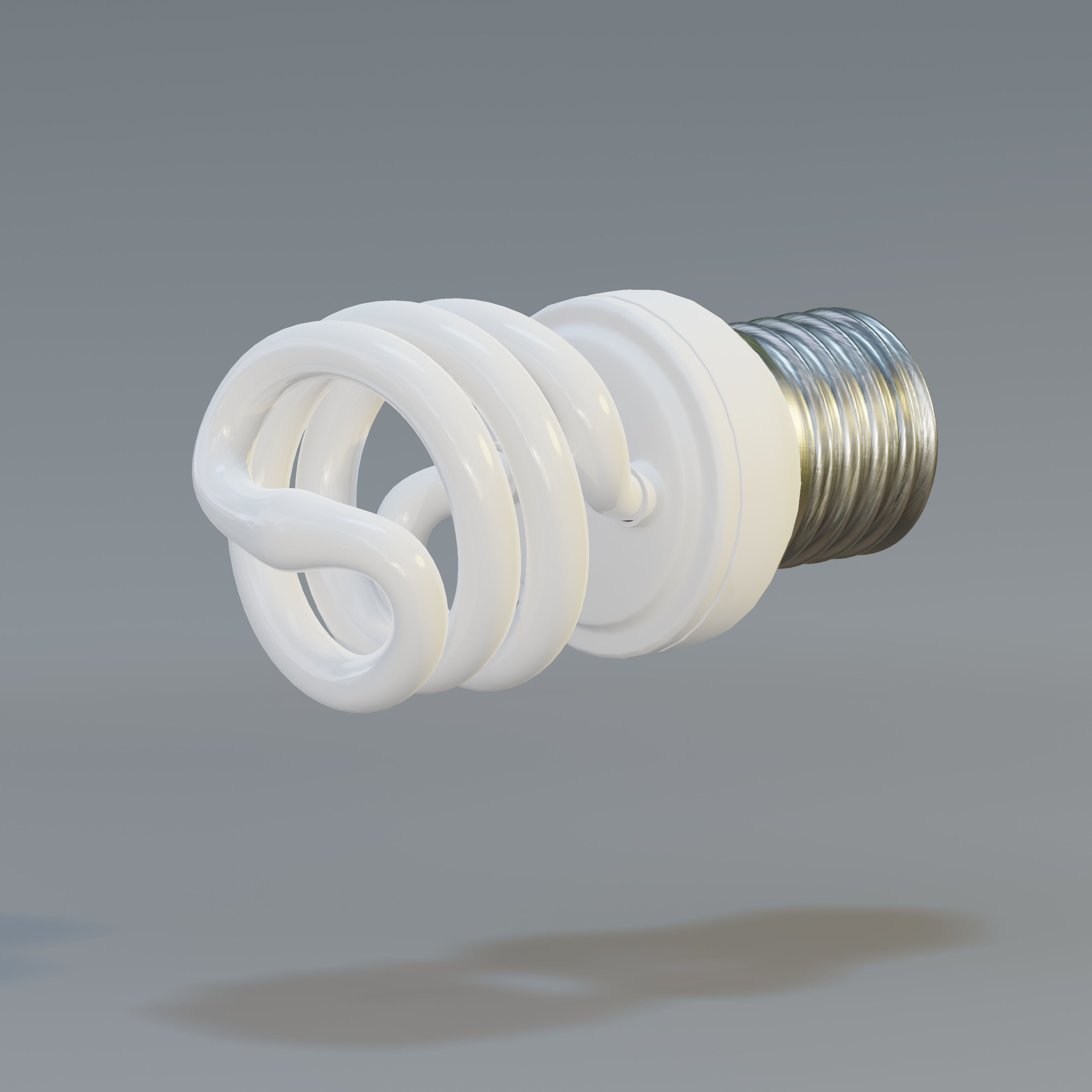 Spiral fluorescent bulb 3D model_1