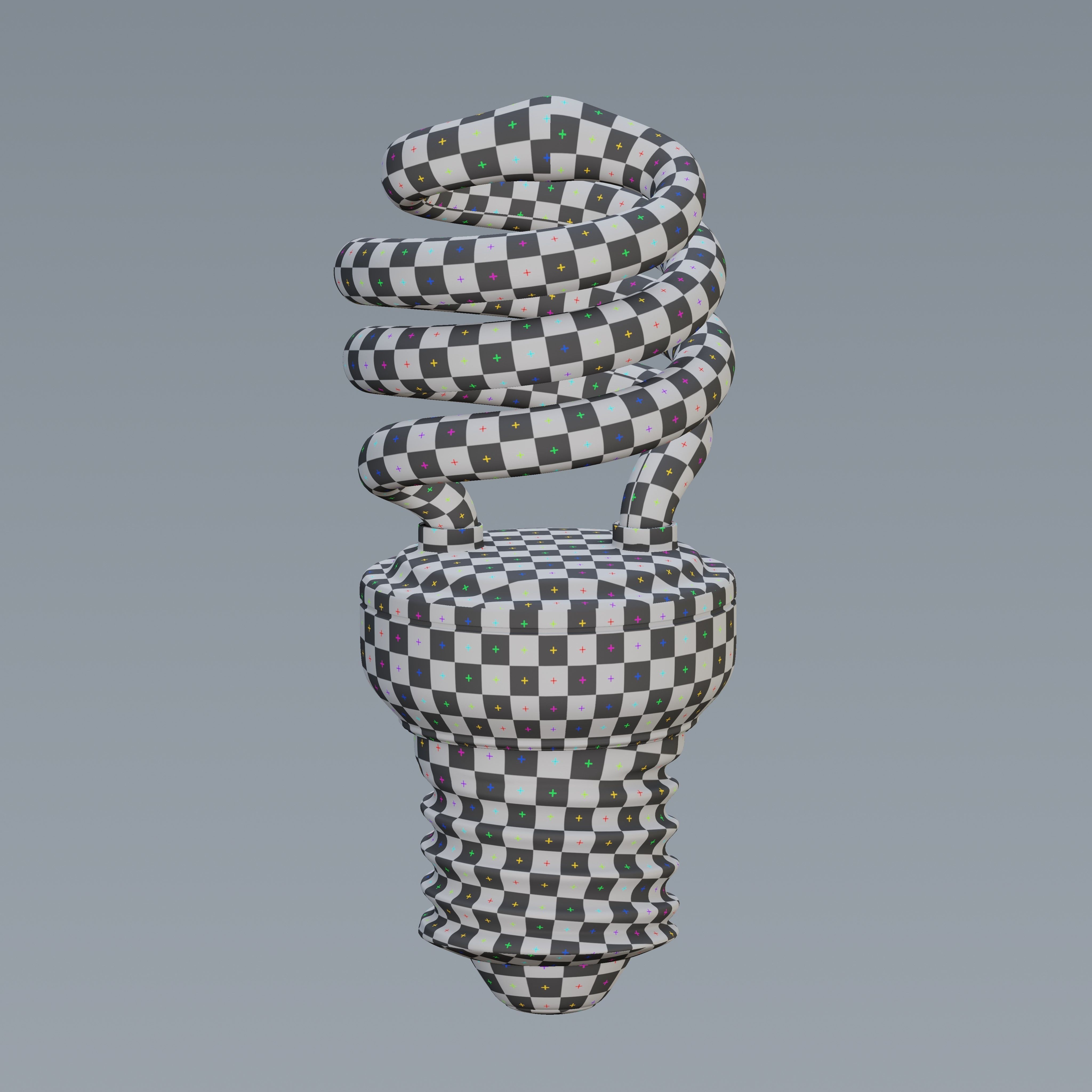 Spiral fluorescent bulb 3D model_6