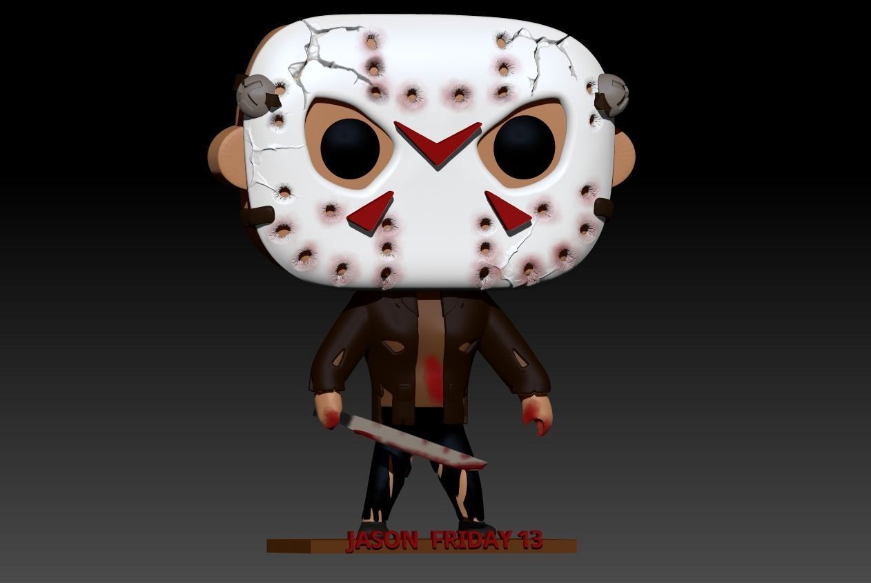 JASON FUNKO POP 3D print model_3
