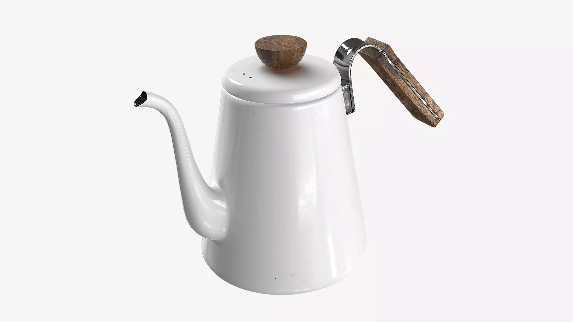 Tea Coffee Drip Kettle - 001 Low-poly 3D model