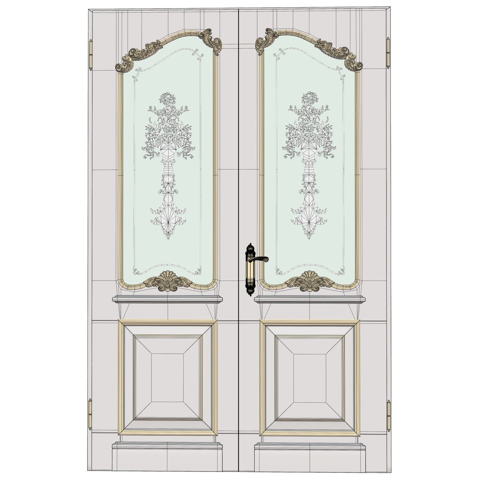 Belloni Door REF-7 IL Classico 3D model_1