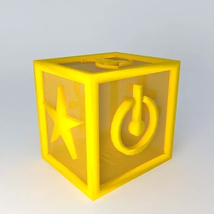 cube symbols Free 3D model_0