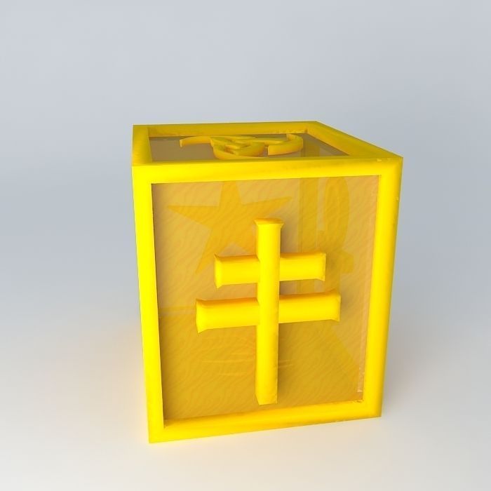 cube symbols Free 3D model_2
