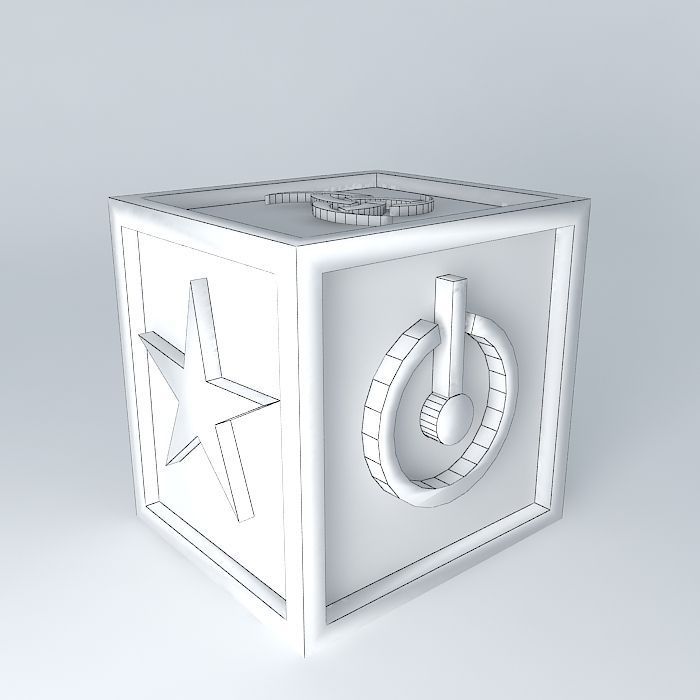cube symbols Free 3D model_3