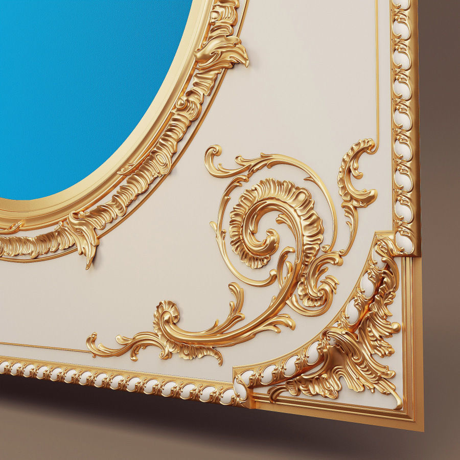 Ceiling Boiserie 3D model