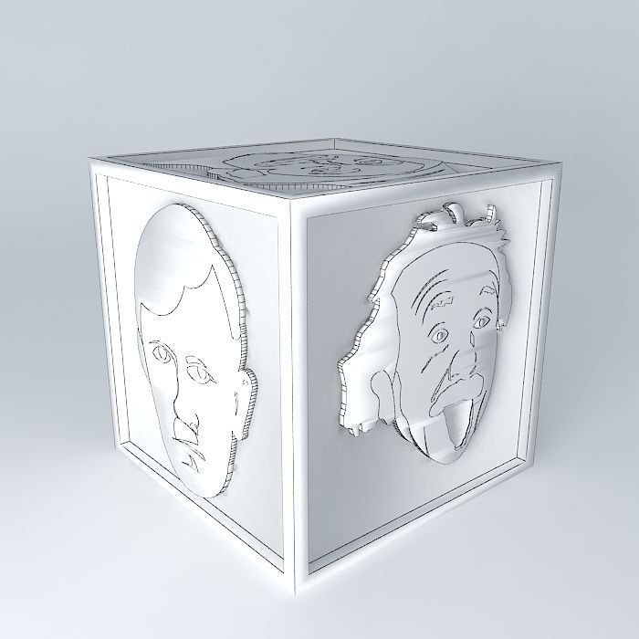 celebrity cube Free 3D model_4