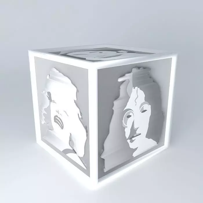 celebrity cube Free 3D model_0