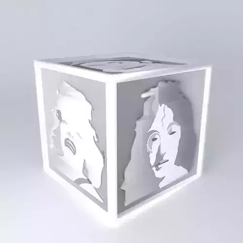celebrity cube Free 3D model