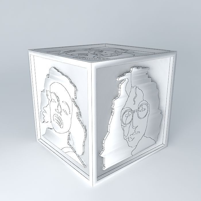 celebrity cube Free 3D model_3