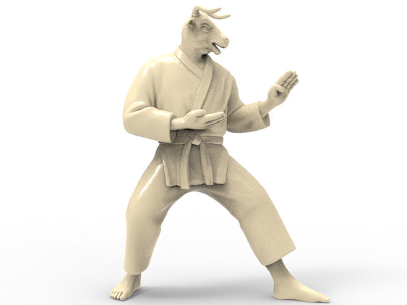 Ox Kokutsu Dachi Stance 3D print model_1
