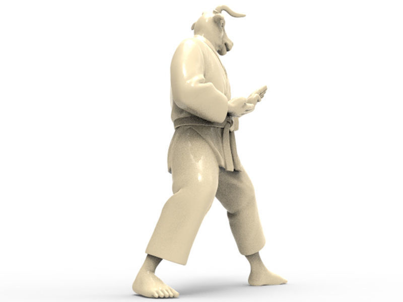 Ox Kokutsu Dachi Stance 3D print model_2