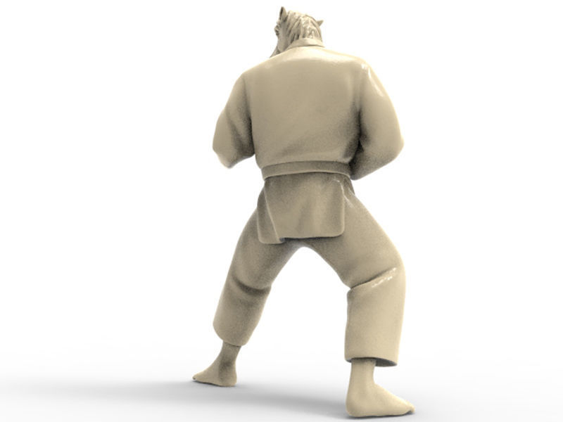Horse Kokutsu Dachi Stance 3D print model_3